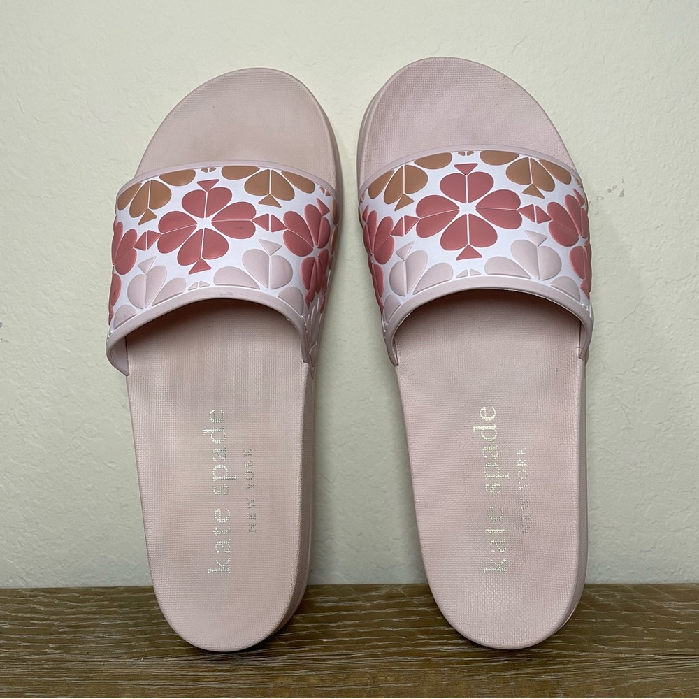 kate spade Pink Olympia Slide Sandals Size 10
